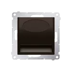 SIMON 54 WMDO-SA14x1-046 Oprawa oświetleniowa LED, 14 V DC, 0.56 W, białe zimne 5900 K; brąz mat Wymagany zasilacz 14V