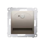 SIMON 54 WMDO-SCA141-044 Oprawa oświetleniowa LED biały. z czujnikiem, 14 V DC, 0,64 W, białe zimne 5900 K; złoty mat Wymagany zasilacz 14V