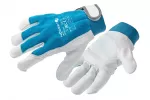 ROTT rękawice ochronne monterskie (skóra kozia) niebieskie 11
