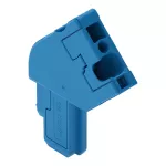 Moduł początkowy 1-przewodowe gniazdo konstrukcja kątowa, CAGE CLAMP®, 4mm2, niebieski
