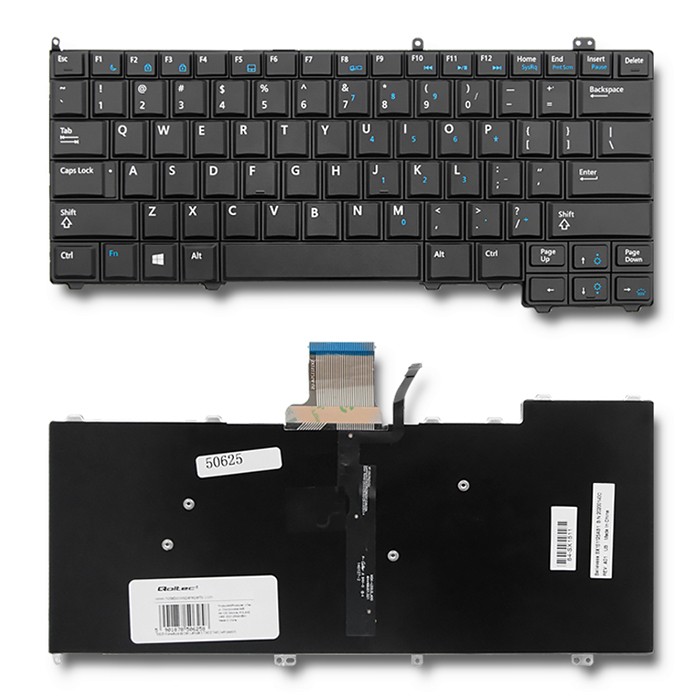 Qoltec Klawiatura do Dell Latitude E7240 | E7440 | Podświetlana 