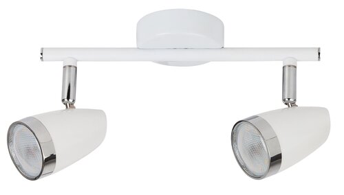 6667 Spot Karen LED 2x4W chrom, biały 230V, 50Hz
