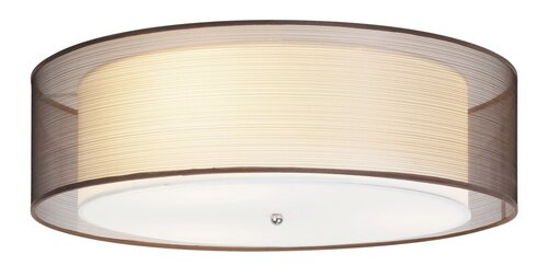 2634 Plafon Anastasia E-14, 3x25W chrom, brązowy 230V, 50Hz