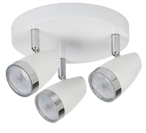 6668 Spot Karen LED 3x4W chrom, biały 230V, 50Hz