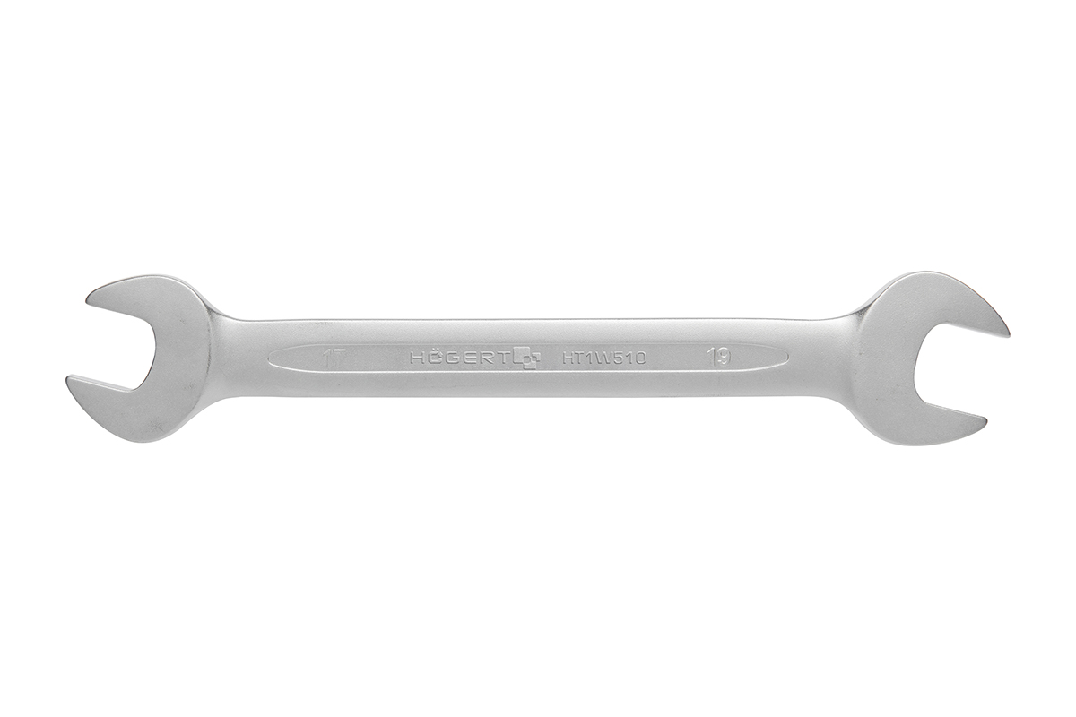 Klucz płaski ze stali CrV, 16 x 17 mm, DIN 3110