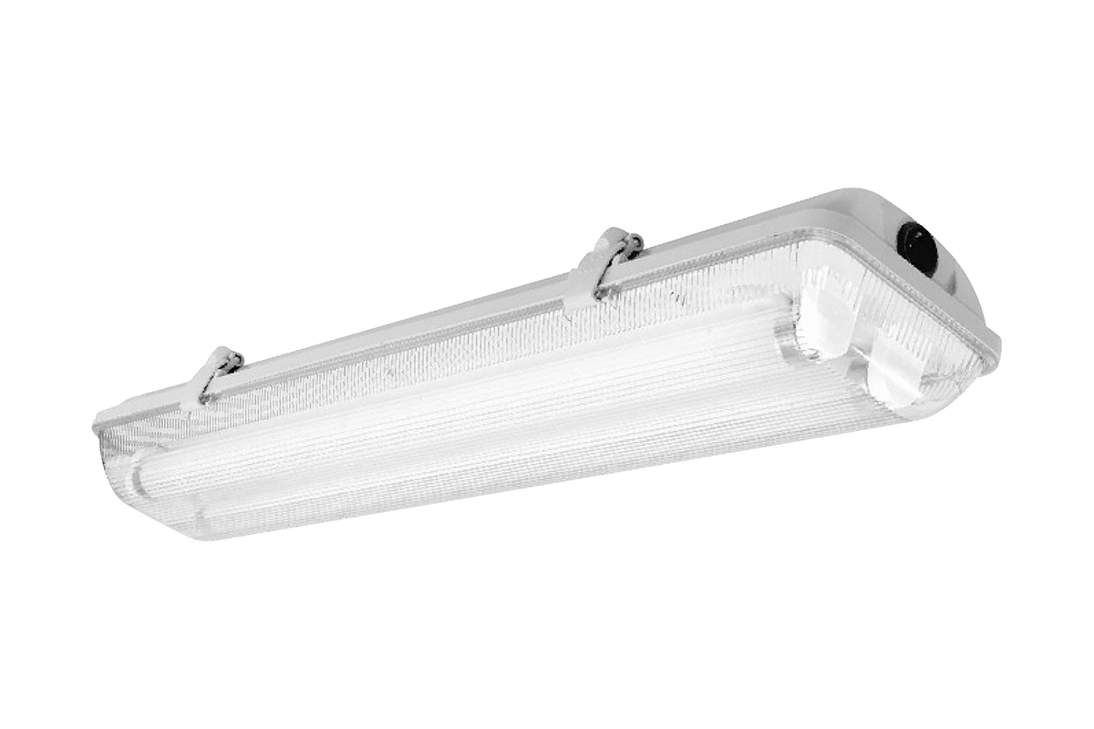 OPRAWA HERMETYCZNA HELIOS-218 Z ELEKTR. STATECZNIKIEM (EVG, ABS+PC, IP65)