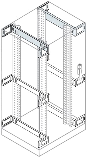 EB8104 Elementy montażowe do ramy rack 19" serwer góra 800mm (2szt)