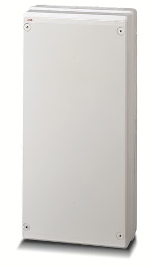 12816 puszka szara bez dławików, ze śrubami z tworzywa, IP65, II klasa, 570x275x140mm (WxSxG) | pusta | pokrywa pełna | GWT=960
