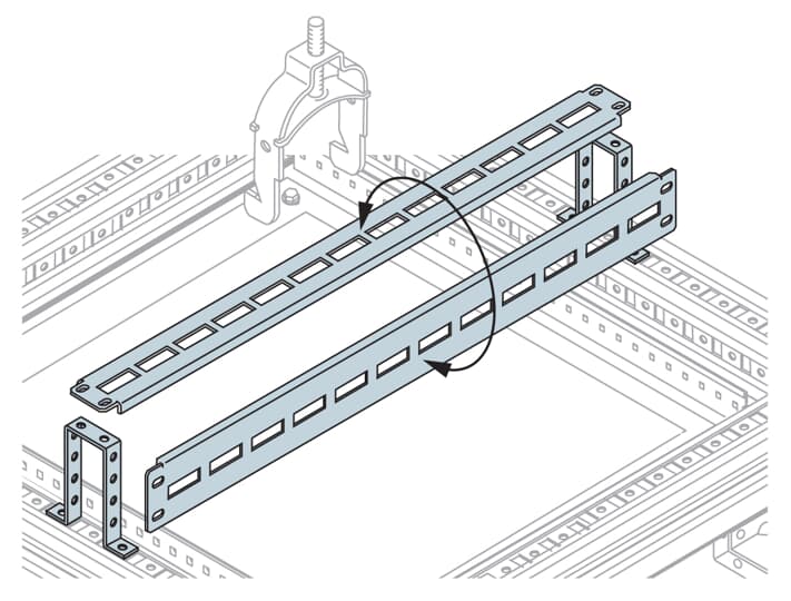 EV0070 Szyna pod uchwyty kablowe W=600