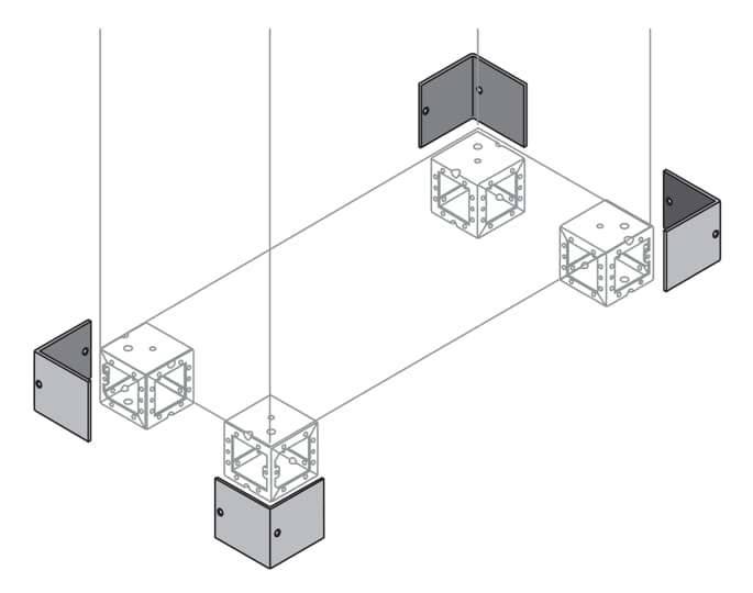 ZN1040 Zaślepki cokołów (małe) (kpl=4szt)
