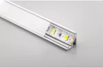 PROFIL ALUMINIOWY LED KĄTOWY - NAKŁADANY GLAX BIAŁY 2m