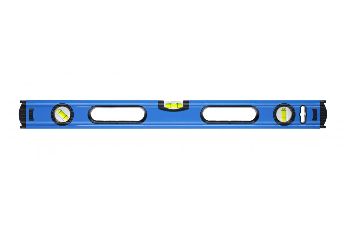 Poziomnica aluminiowa 60cm, 3 libelki, widok pionowy