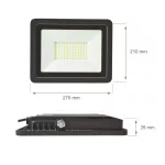 NOCTIS LUX 2 NAŚWIETLACZ 100W CW 230V IP65 270x210x35mm CZARNY
