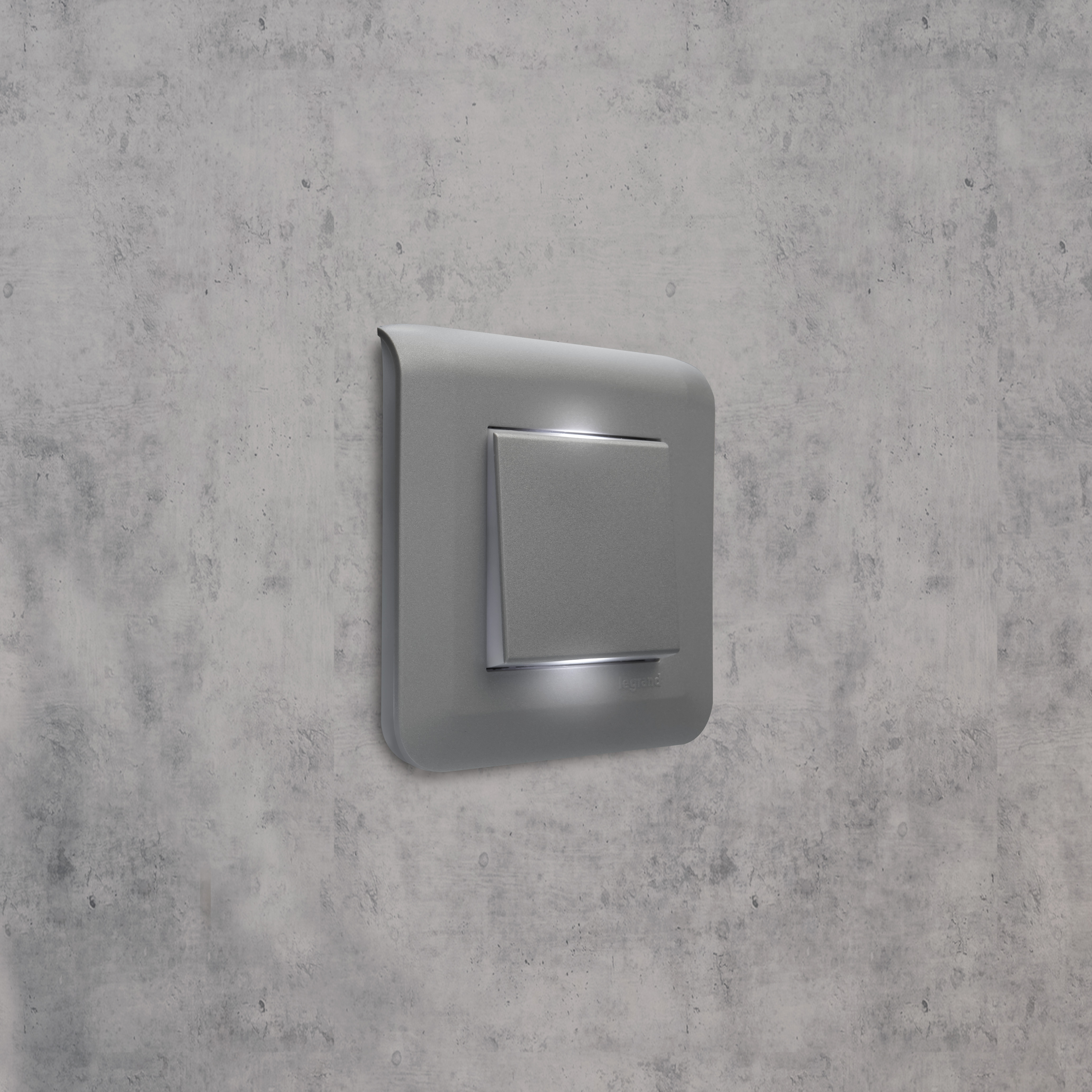 MOSAIC - Ramka 2 modułowa - Aluminium, Legrand