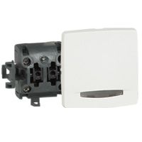 OTEO PRZYCISK JEDNOBIEGUNOWY Z PODŚWIETLENIEM BIAŁY 6A-250V~, Legrand