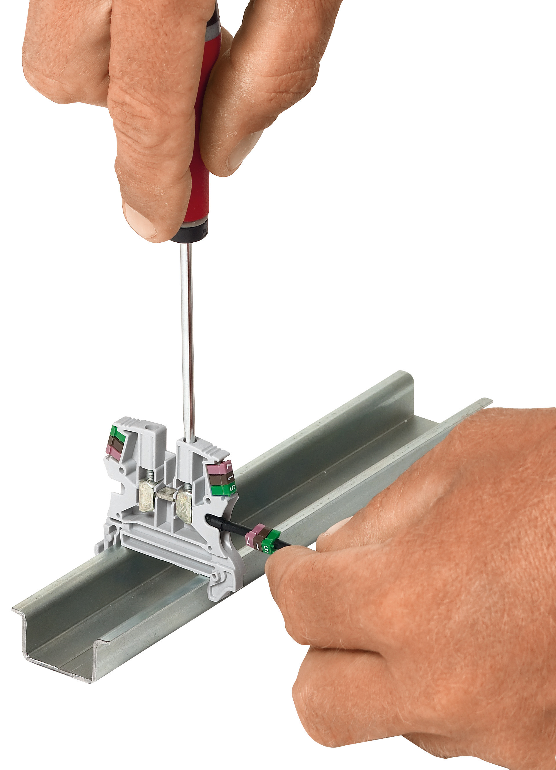 ZŁĄCZKA VIKING 1 TOROWA 4MM2 SZARA, Legrand
