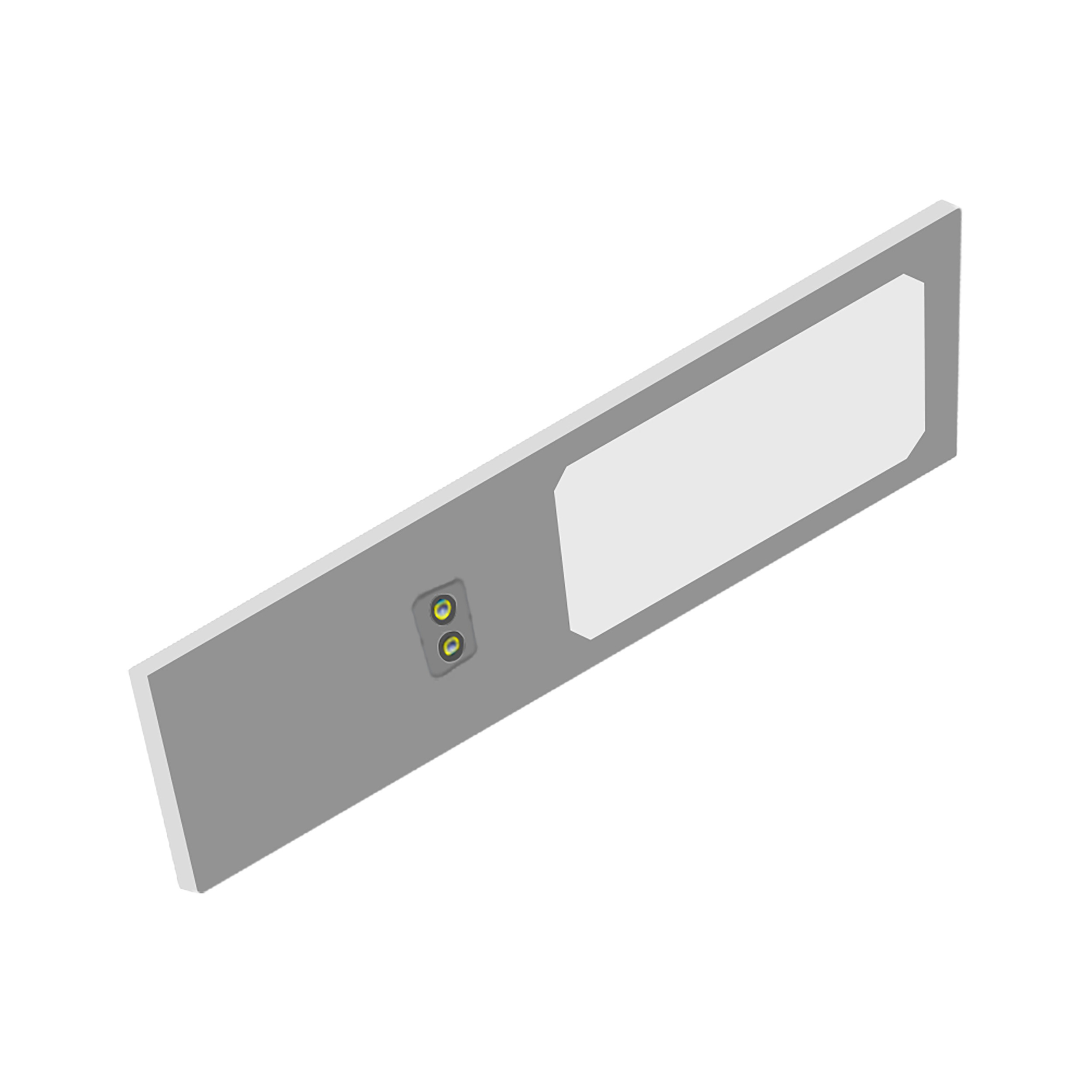 PLANA lampka podszafkowa LED 4W, 240lm, 4000K, z włącznikiem bezdotykowym, szara