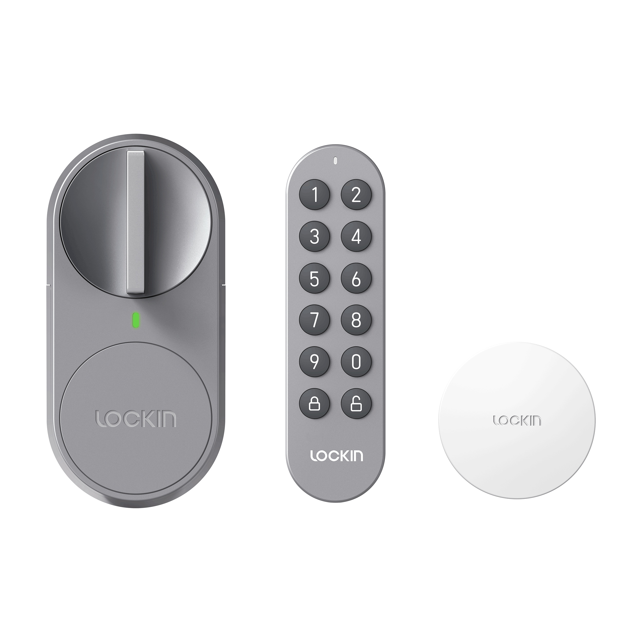 Nakładka na wkladkę smart lock TUYA , Czytnik linii papilarnych, Gateway BT/WiFi - Zestaw