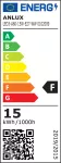 ŻARÓWKA LED A60 15W E27 230V CIEPŁA BIAŁA 3 LATA GW. ANLUX