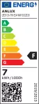 ŻARÓWKA LED ŚWIECZKA 7W E14 230V CIEPŁA BIAŁA 3 LATA GW. ANLUX