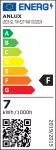 ŻARÓWKA LED KULKA 7W E27 230V CIEPŁA BIAŁA 3 LATA GW. ANLUX