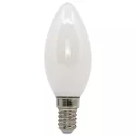 ŻARÓWKA LED FILAMENT MLECZNA OZDOBNA ŚWIECZKA 6W E14 230V CIEPŁA BIAŁA ANLUX