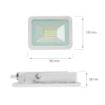 NOCTIS LUX 2 NAŚWIETLACZ 30W WW 230V IP65 120x160x28mm BIAŁY
