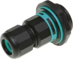 THB.391.L4A Złączka skręcana 4 torowa IP68 D7-12mm złącze panelowe liniowe hermetyczne okrągłe mini TEETUBE TECHNO