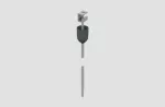 S-9000-P3-B Zawiesie do szynoprzewodu 1m czarne Akcesoria MULTISYSTEM EVO i Magnetic, ONETRACK A.A.G. Stucchi
