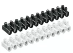 EKL 0 S 12POL WEISS Listwa zaciskowa LOSE 1-4mm2 biała T80 PP 450V 32A Złączka gwintowa 12 torowa instalacyjna flex Electro Terminal