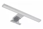 OPRAWA LED RADIUS II PLASTIKOWA Z WYSIĘGNIKIEM 304mm, CIEPŁY BIAŁY, 5W, 230V, IP44, CHROM