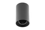 OPRAWA SUFITOWA RESTO, PC, φ80x125mm, IP20, max 20W, OKRĄGŁA, CZARNA