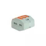 SZ-3D Szybkozłączka trzykrotna z dźwigniami do wszystkich rodzajów przewodów, 24A, 0,2-4mm2, 450V AC 5szt