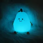 RTV100456 Lampka nocna LED WESOŁA GRUSZKA FNL-02 multikolor silikon Forever Light