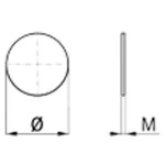 Krążek uszczelniający M63/PG48 fi57,0 mm