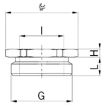 Reduktor poliamidowy M32x1,5/M12x1,5