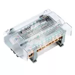 QBLOK4P160A14 Blok dystrybucyjny 160A, 4 szyny prądowe po 14 otworów