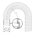 Peszel metalowy galwanizowany ONDAPLAST z powłoką PVC ND13 L50m