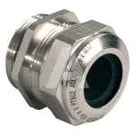 Dławnica mosiężna niklowana EX M25x1,5 zakr.dławienia fi9,5-12,5mm,dł.gwin.7mm