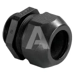 Dławnica poliamidowa czarna SYNTEC M12x1,5, fi2,5-6,5 mm, dł.gwintu 6mm