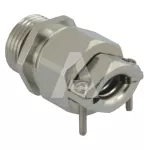 Dławica mosiężna niklowana z zaciskiem śrubowym M40x1,5 fi 24,0-33,0mm dł.gwintu 13mm