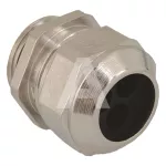 Dławnica mosiężna niklowana M32 z 4 przepustami , fi7,0-9,0mm, dł.gwintu 8mm