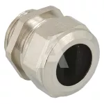 Dławnica mosiężna niklowana M40x1,5 na przewód płaski fi min 23,5x6,0 fi max 26,5x9,0, dł.gwintu 8mm