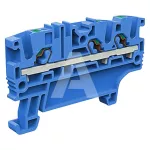 EFC.2/1+2BL Złącze push-in 2,5mm^2, 1wej-2wyj niebieskie