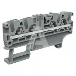 EFC.2/2+2GR Złącze push-in 2,5mm^2, 2wej-2wyj, szare