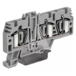 HMM.4/1+2GR Złącze sprężynowe 4mm^2, 1wej-2wyj, szare