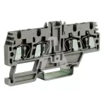 HMM.2/2+2/GR Złącze sprężynowe 2,5mm^2, 2wej-2wyj, szare