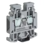 RP.4/6/GR Złącze śrubowe 4mm^2 miniaturowe, szare