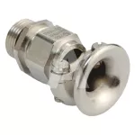 Dławnica mosiężna niklowana Ex e z zaciskiem śrubowym oraz trąbką PG13 fi8,0-15,0mm dł.gwintu 10mm