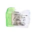 UC02 Złączka instalacyjna 4mm2, 2-polowa z dzwignią